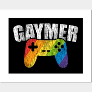 Gaymer Flag Gaming Lesbian Gay Bisexual Pride LGBTQ Posters and Art